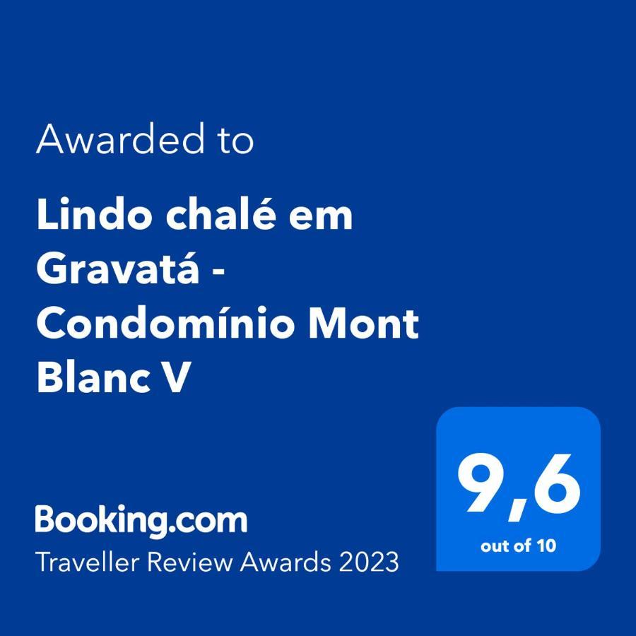 Lindo Chale Em Gravata - Condominio Mont Blanc V Dış mekan fotoğraf